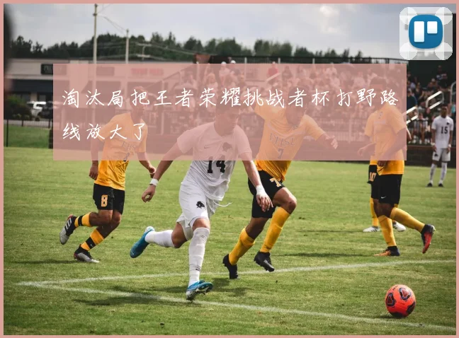 淘汰局把王者荣耀挑战者杯打野路线放大了